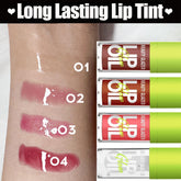Rosarden Hydrating Lip Oil Gloss Set, 4 Pack Tinted Plumping Lipgloss Set, Long Lasting Lip Tint Lip Care Oil, Clear Tint Shiny Jelly Lip Gloss Lip Oil, Thanksgiving Gift Set